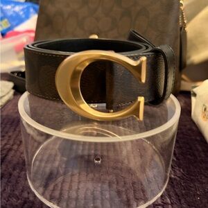 Black Leather women’s belt